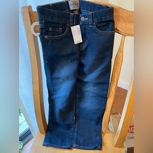 NWT The Children’s Place, Straight Leg Dark Blue Jean, Size 6
